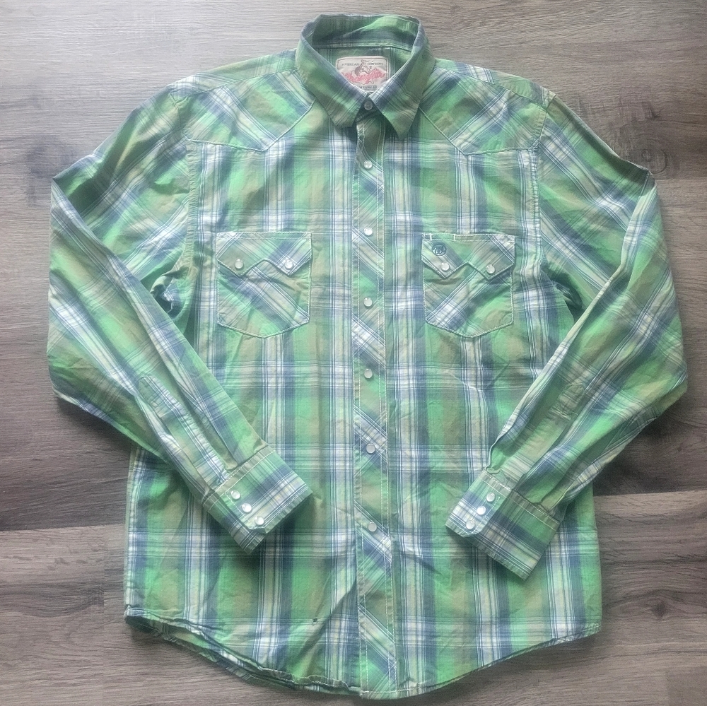 Wrangler Sawtooth Pearl Snap Shirt